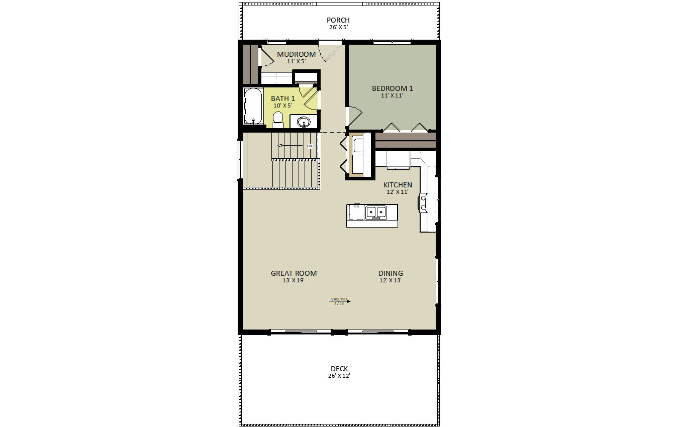 Starling II First Floor Floor Plan